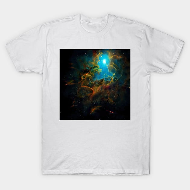 Aurora Galaxy T-Shirt by Vocan